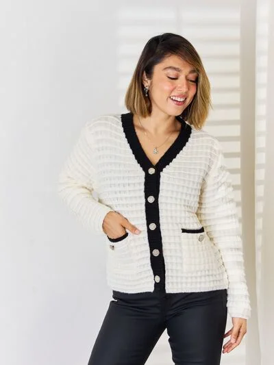 contrast-trim-button-up-cardigan