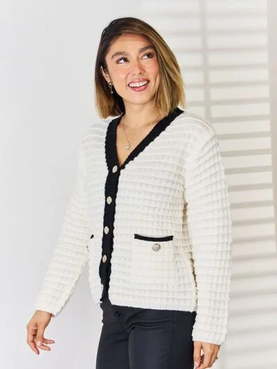 contrast-trim-button-up-cardigan