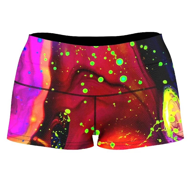 Cosmos High-Waisted Women's Shorts