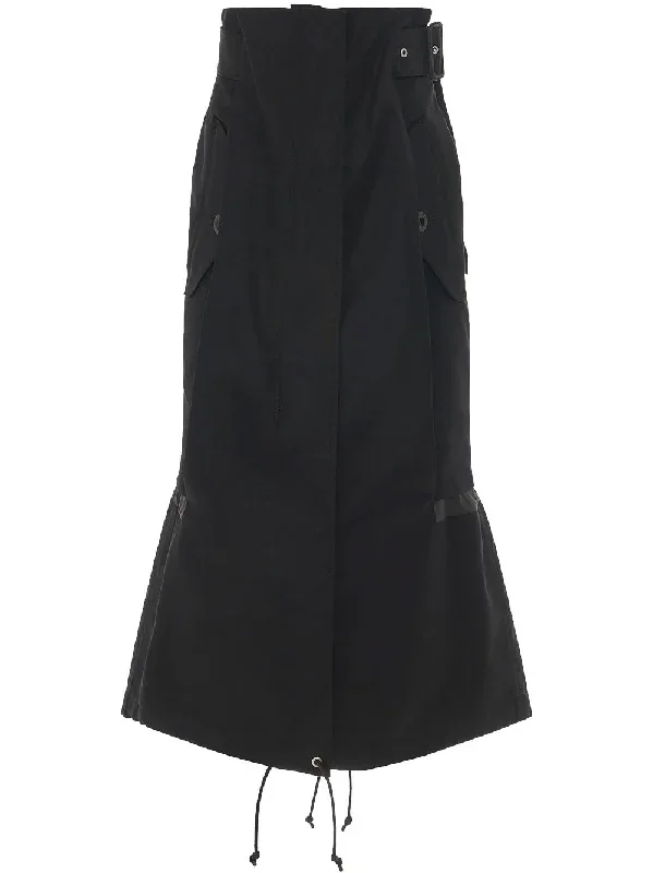 Cotton Gabardine Mix Skirt