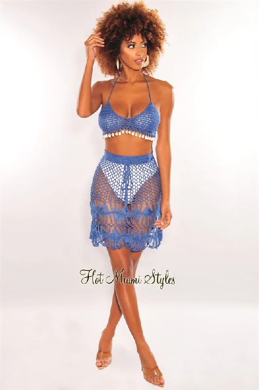 deep-blue-crochet-halter-cowrie-shells-skirt-two-piece-set-cover-up