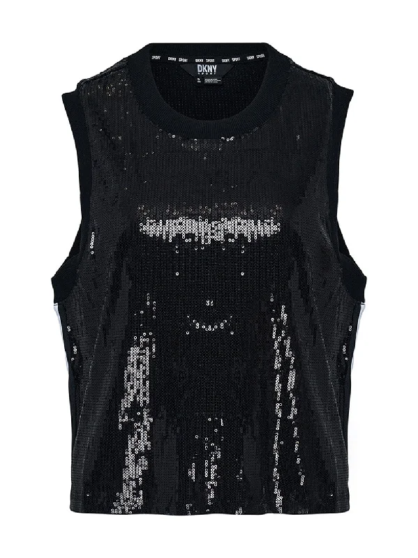 Sequin Muscle Tank