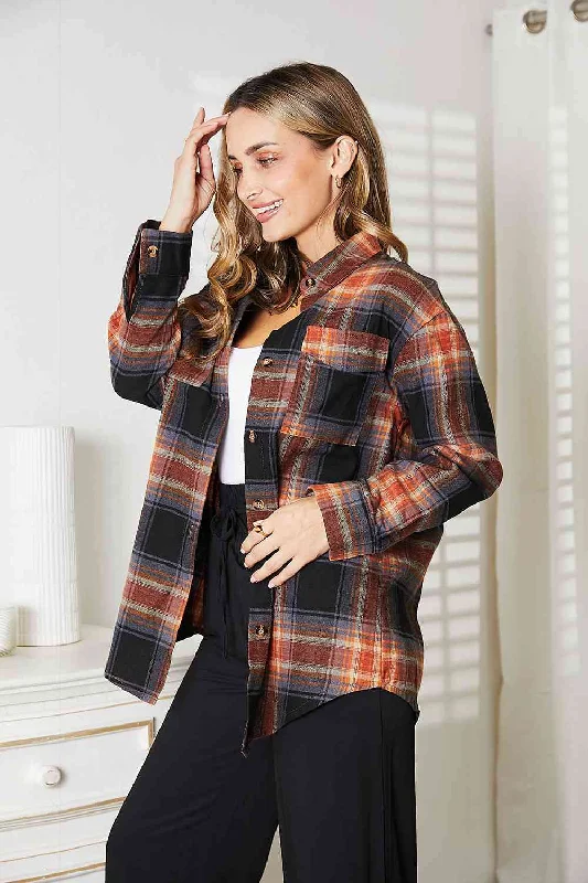 double-take-plaid-dropped-shoulder-shirt