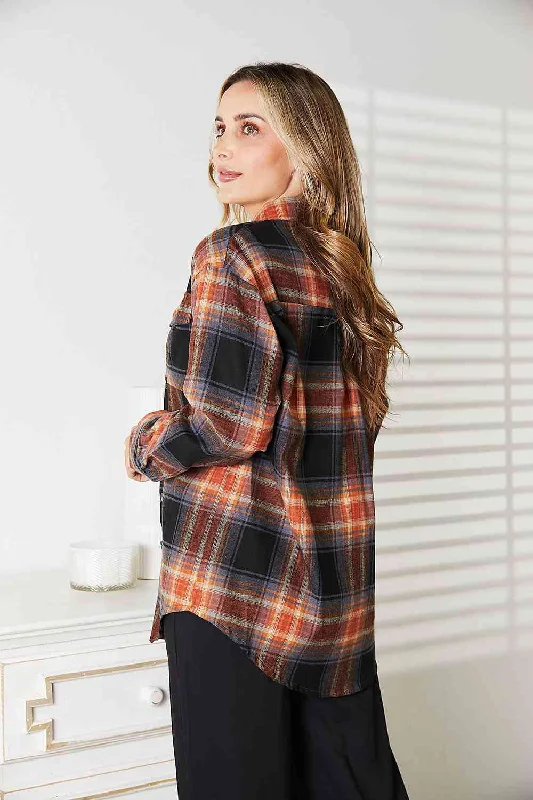 double-take-plaid-dropped-shoulder-shirt