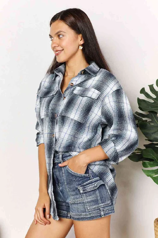 double-take-plaid-dropped-shoulder-shirt