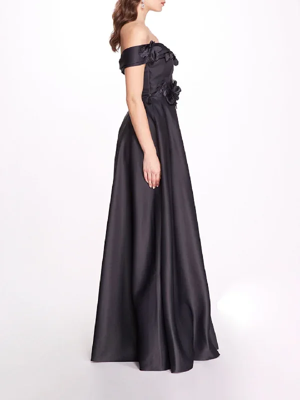 duchess-satin-ball-gown-with-3d-floral-applique-navy