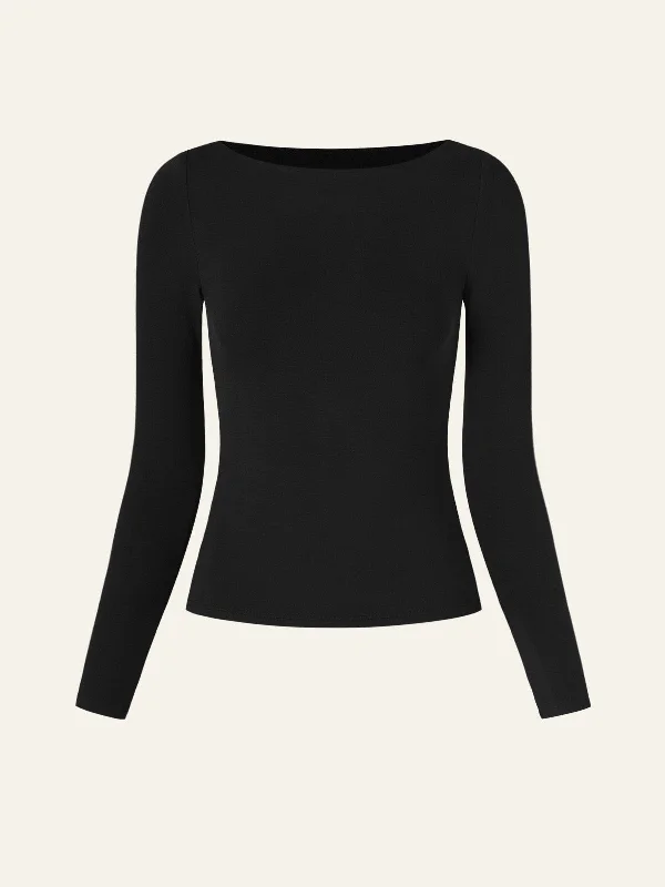 Eco-MiyaMoon® Modern Staple Boatneck Top