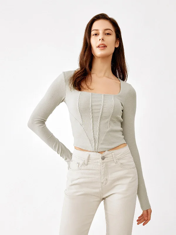 eco-mousse-long-sleeve-square-neck-corset-top