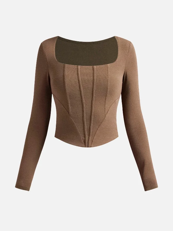 eco-mousse-long-sleeve-square-neck-corset-top