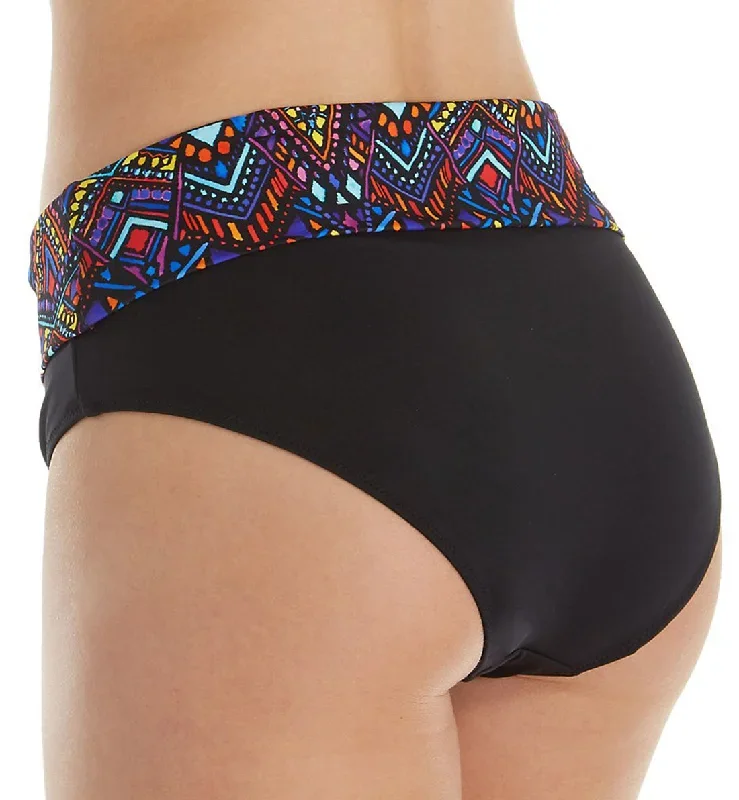 Elomi Aztec Fold Swim Brief (ES7125)- Black