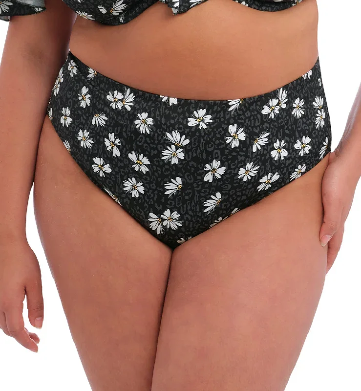 Elomi Plain Sailing Classic Swim Brief (ES7275)- Black Daisy