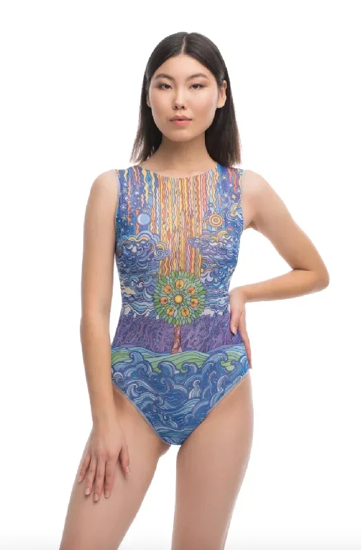 FAMILY POWER SLEEVELESS SWIMSUIT