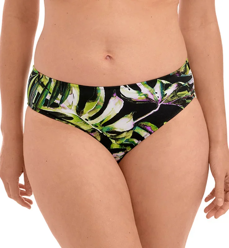 Fantasie Palm Valley Mid Rise Swim Brief (6765)- Black