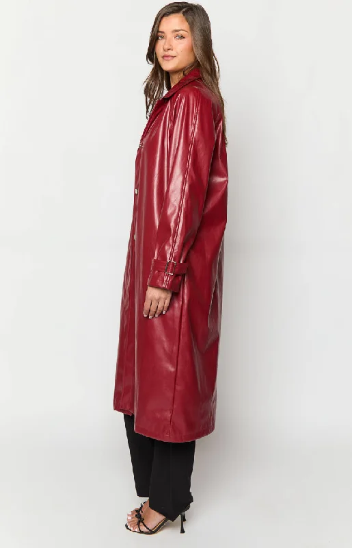 finn-red-pu-trench-coat