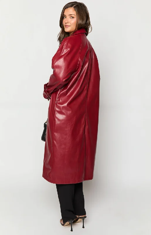 finn-red-pu-trench-coat