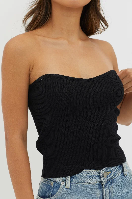 flora-strapless-knit-top-black