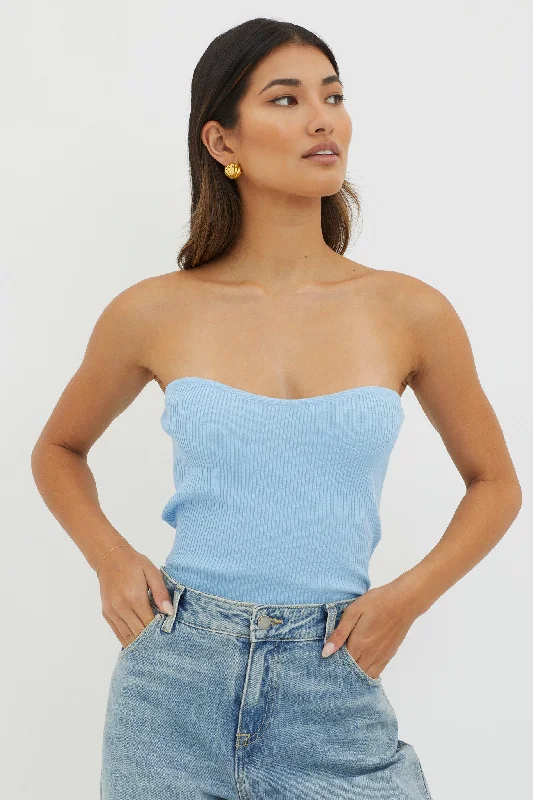 flora-strapless-knit-top-blue