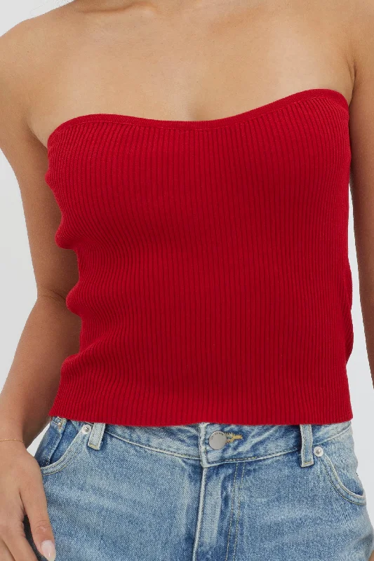 flora-strapless-knit-top-wine