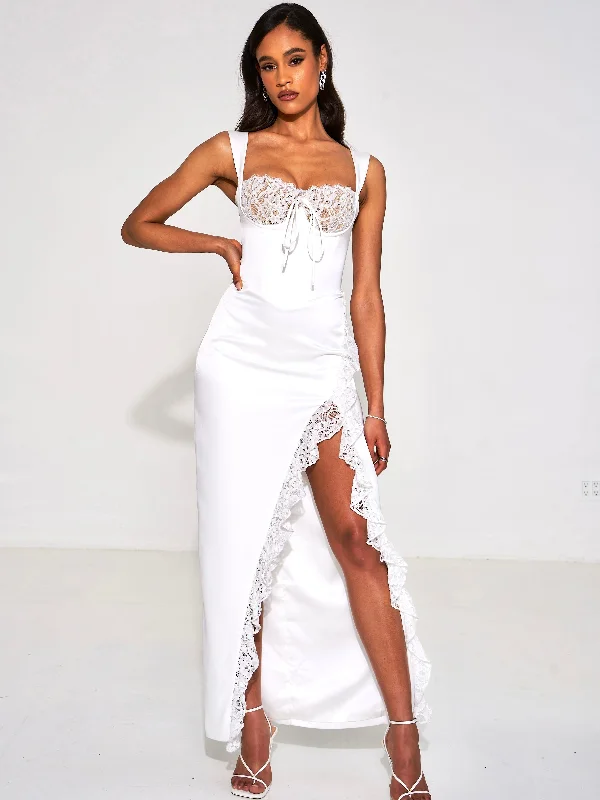 freddie-white-lace-satin-maxi-corset-dress