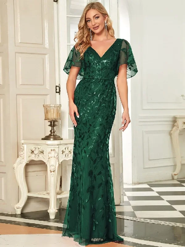 gorgeous-v-neck-leaf-sequined-fishtail-party-dress-ep00692