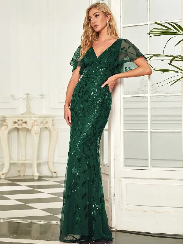 gorgeous-v-neck-leaf-sequined-fishtail-party-dress-ep00692