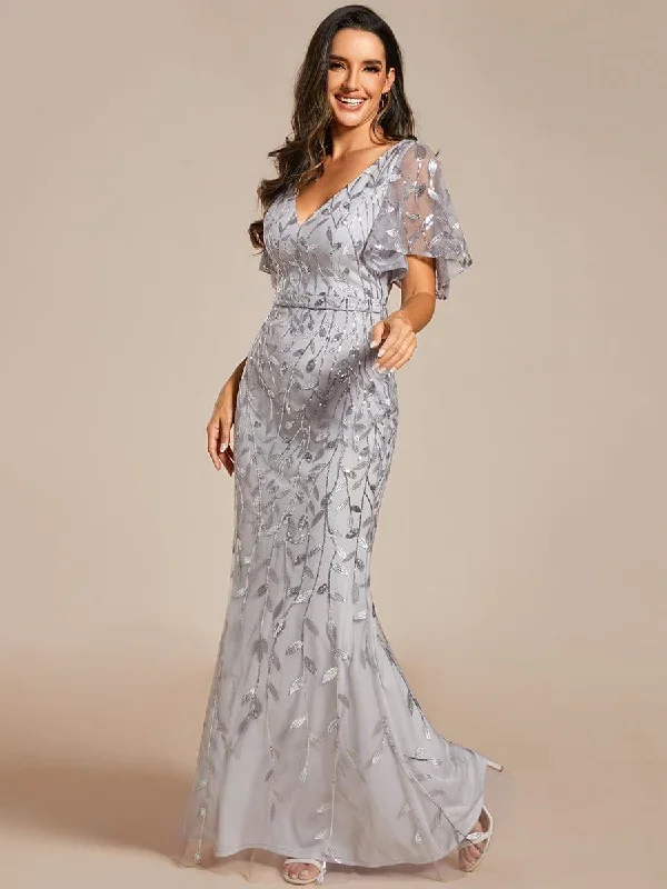 gorgeous-v-neck-leaf-sequined-fishtail-party-dress-ep00692