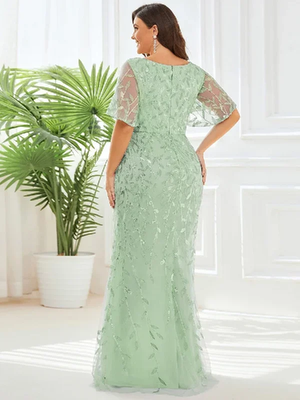 gorgeous-v-neck-leaf-sequined-fishtail-party-dress-ep00692