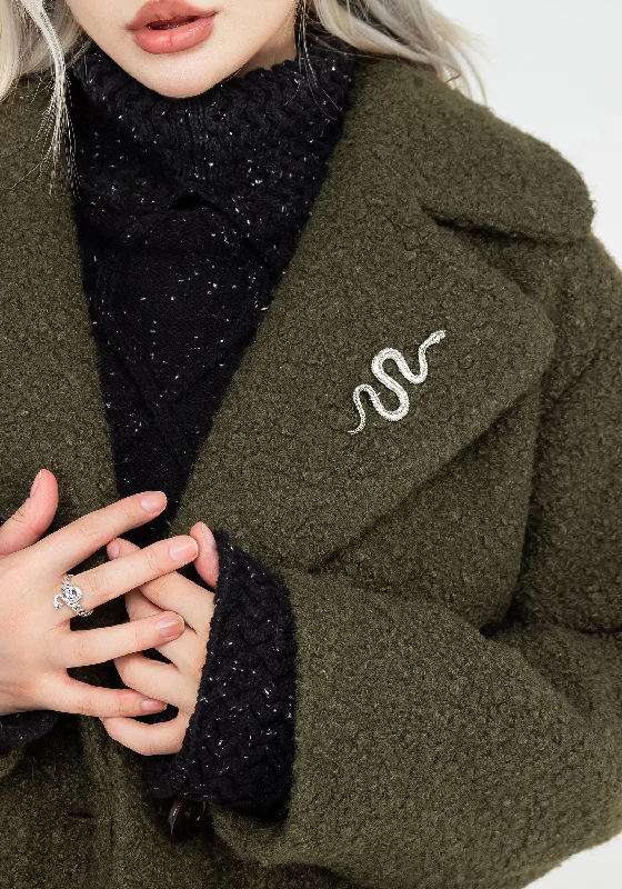 gorgon-boucle-oversized-coat-with-snake-brooch-in-green