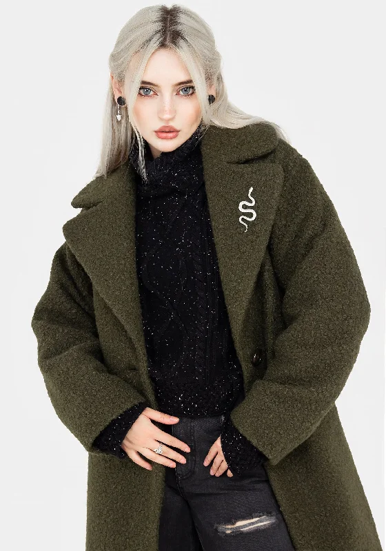 gorgon-boucle-oversized-coat-with-snake-brooch-in-green