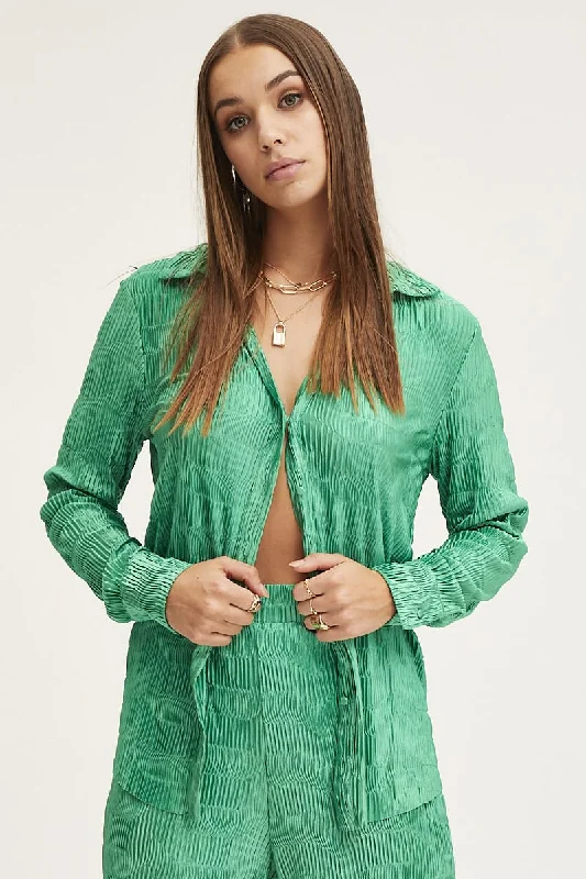 green-plisse-shirts-long-sleeve-wcc8223x-36pb