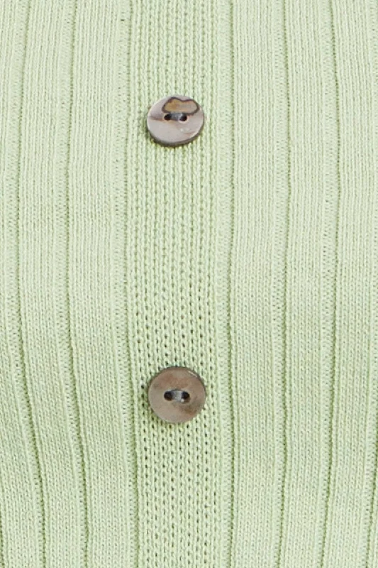 green-short-sleeve-rib-knit-scoop-neck-button-detail-cro-kn11582-80b