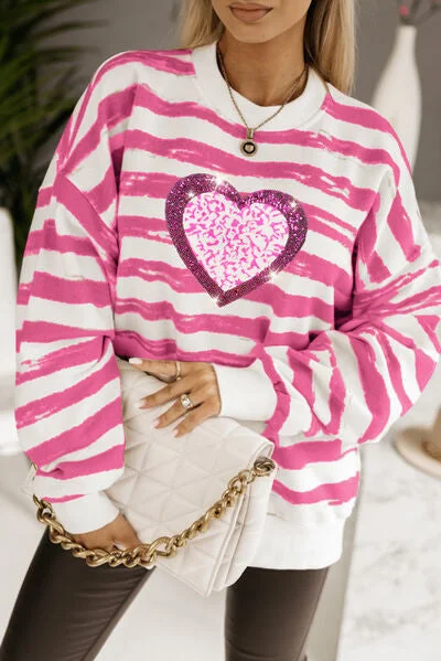 heart-sequin-striped-dropped-shoulder-sweatshirt