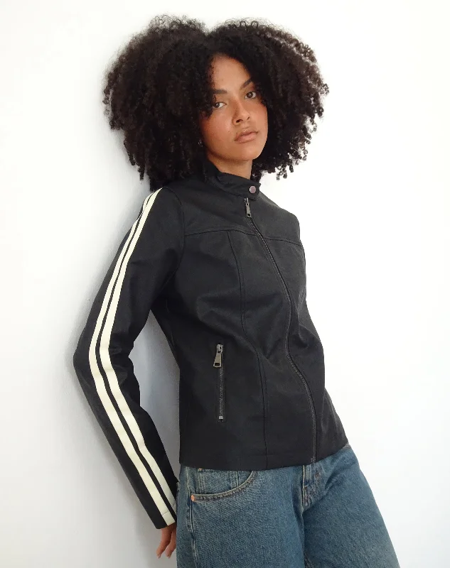 jacquie-jacket-pu-black-white-stripe