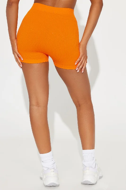 julia-textured-biker-short-orange