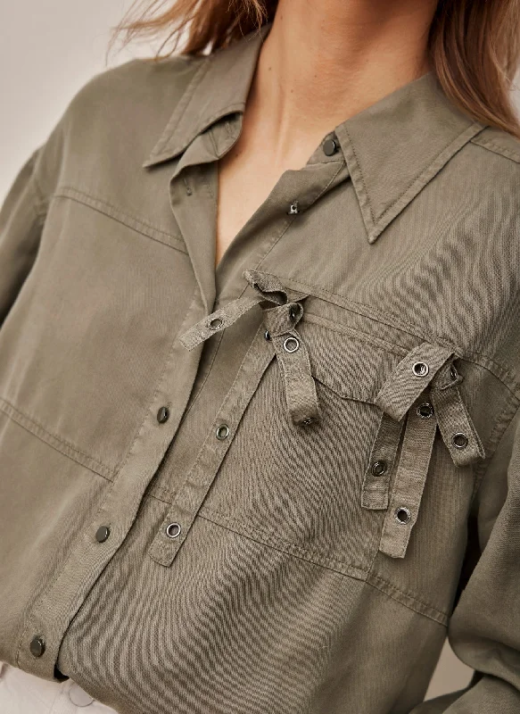 khaki-eyelet-detail-shirt