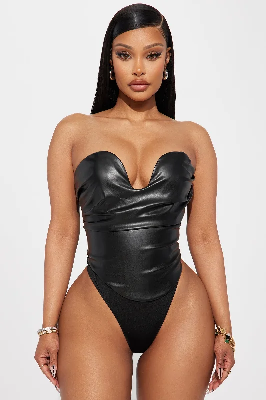 Like It Like That Bodysuit - Black