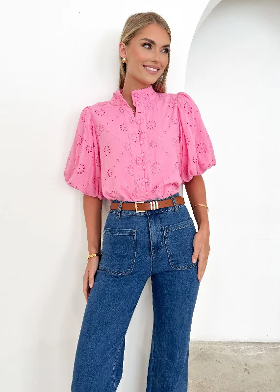 Loanne Shirt - Pink Anglaise