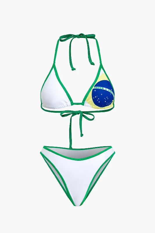 Brazilian Flag Bikini Set