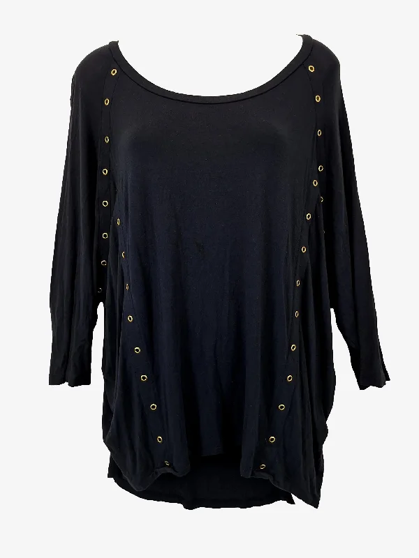 Michael Kors Essential Stretchy Batwing Top Size M