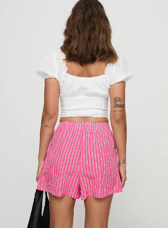 miragea-shorts-hot-pink-stripe