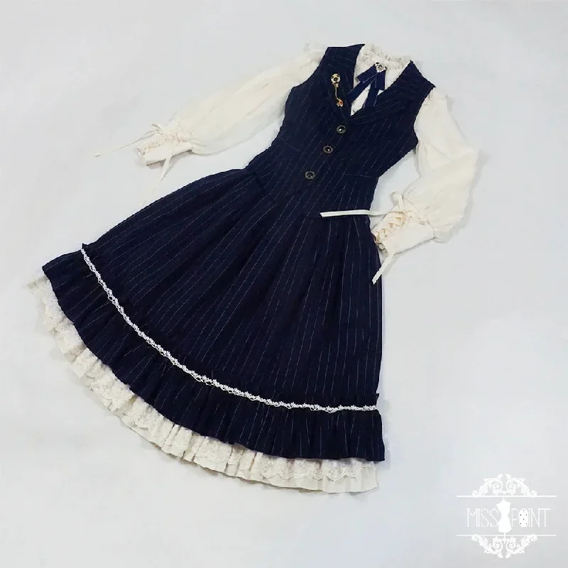 miss-pointroseelegant-lolita-striped-fishbone-skirt