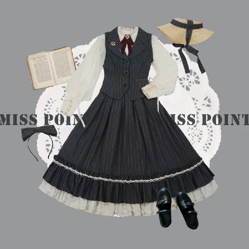 miss-pointroseelegant-lolita-striped-fishbone-skirt