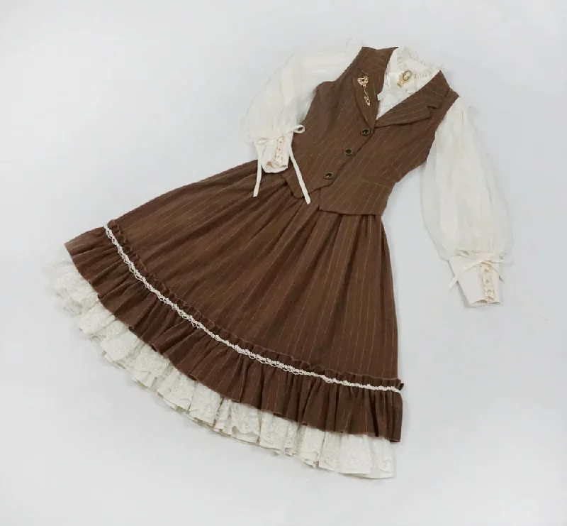 miss-pointroseelegant-lolita-striped-fishbone-skirt