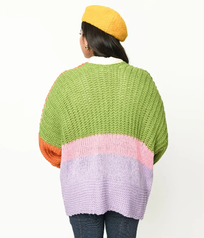 multicolor-color-block-open-cardigan