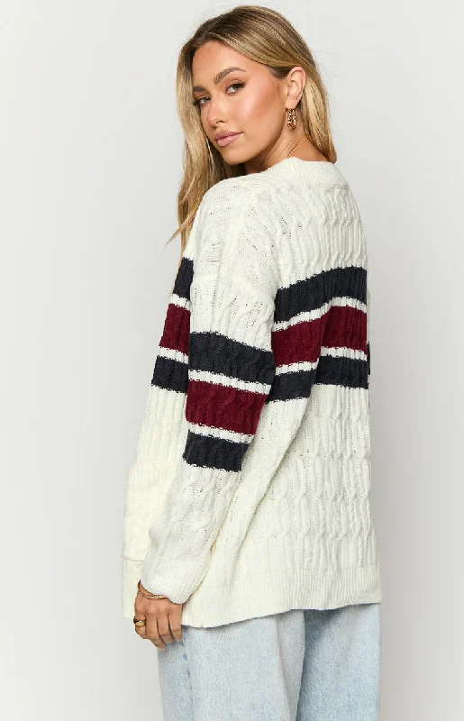 nikkitta-cream-striped-cardigan