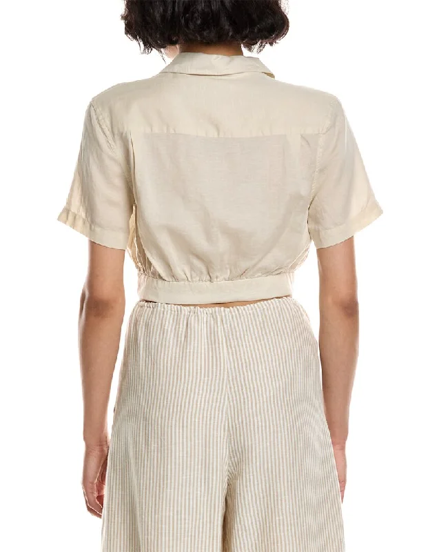 onia-air-linen-blend-cropped-button-down