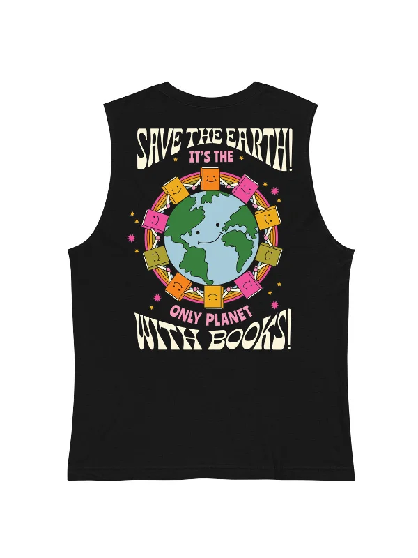 only-planet-with-books-tank-top