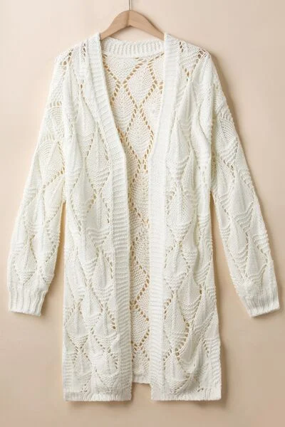 openwork-open-front-dropped-shoulder-cardigan