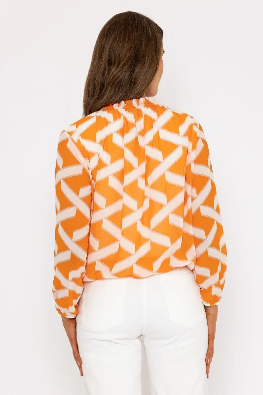 orange-high-neck-printed-top