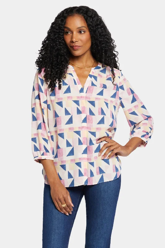 Pintuck Blouse - Marquette